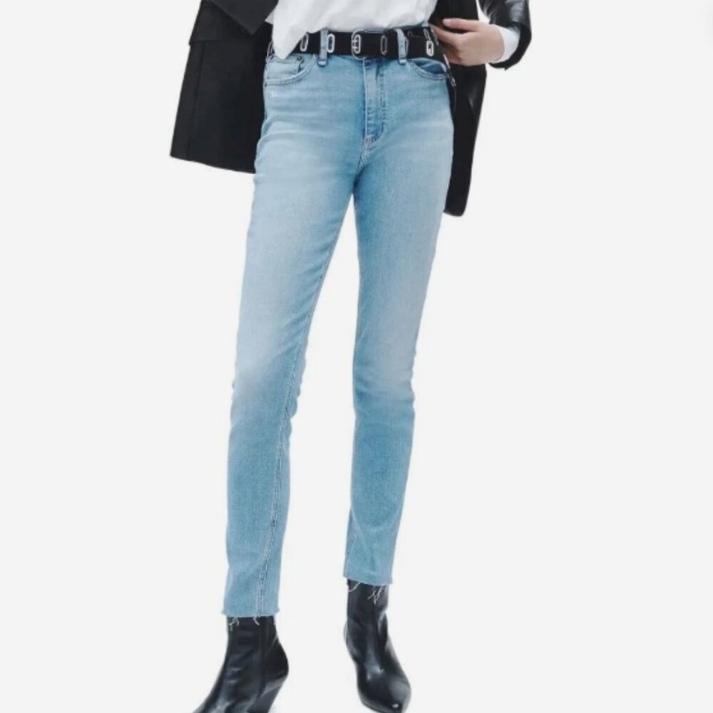 Rag & Bone Nina High Waist Skinny Jeans in Clemente Size 27
